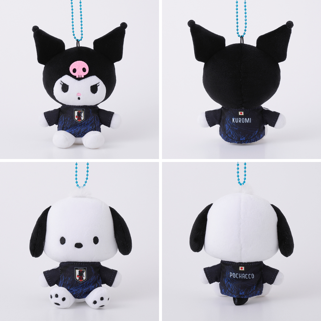日本直送|Sanrio x 日本國家足球隊系列 - 吊飾公仔