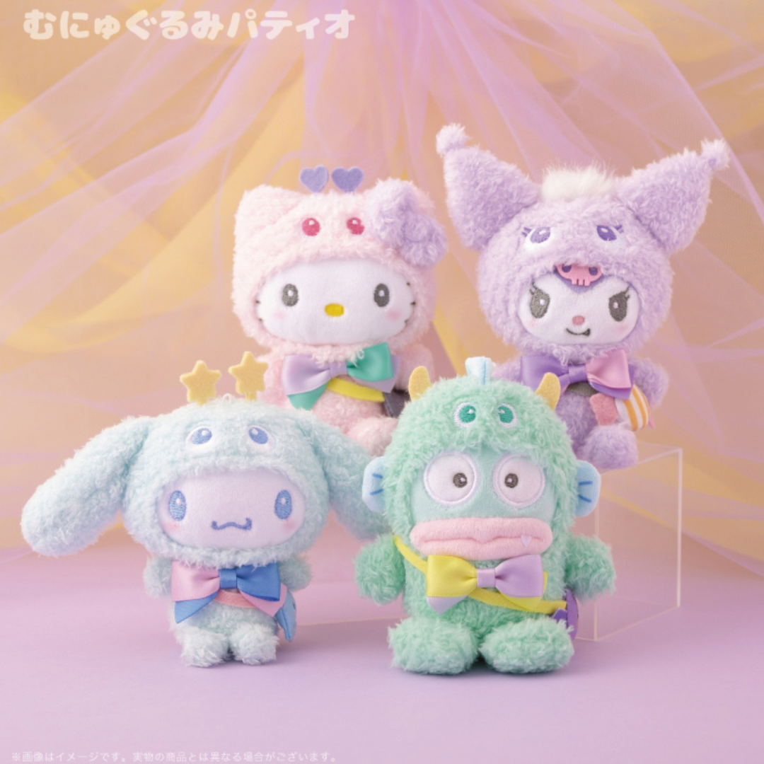 日本直送 |Sanrio x 怪獸限定吊飾公仔系列