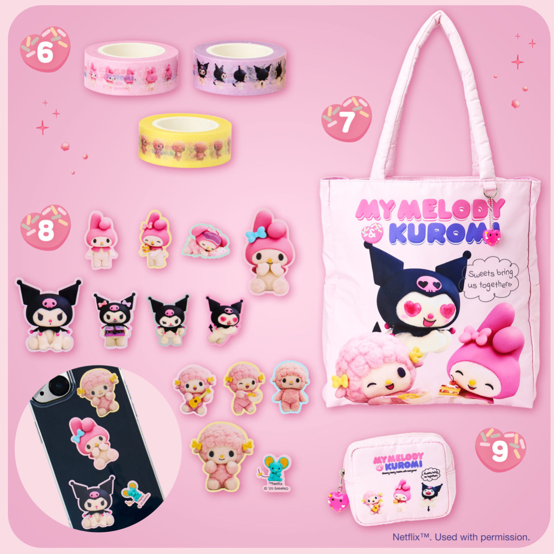 日本直送|Sanrio x Melody & Kuromi 週年系列