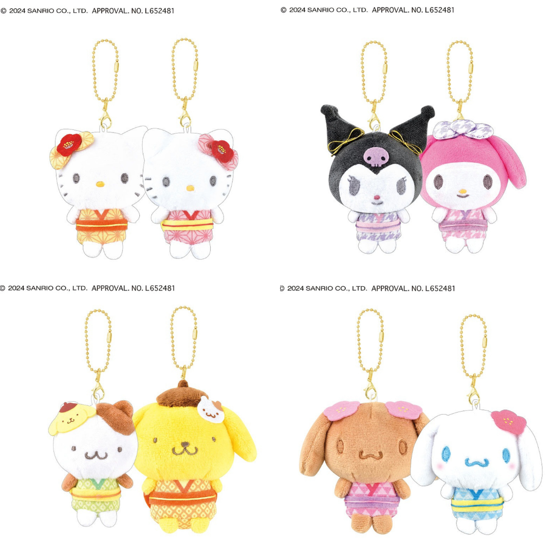日本直送|Sanrio 和服吊飾公仔系列