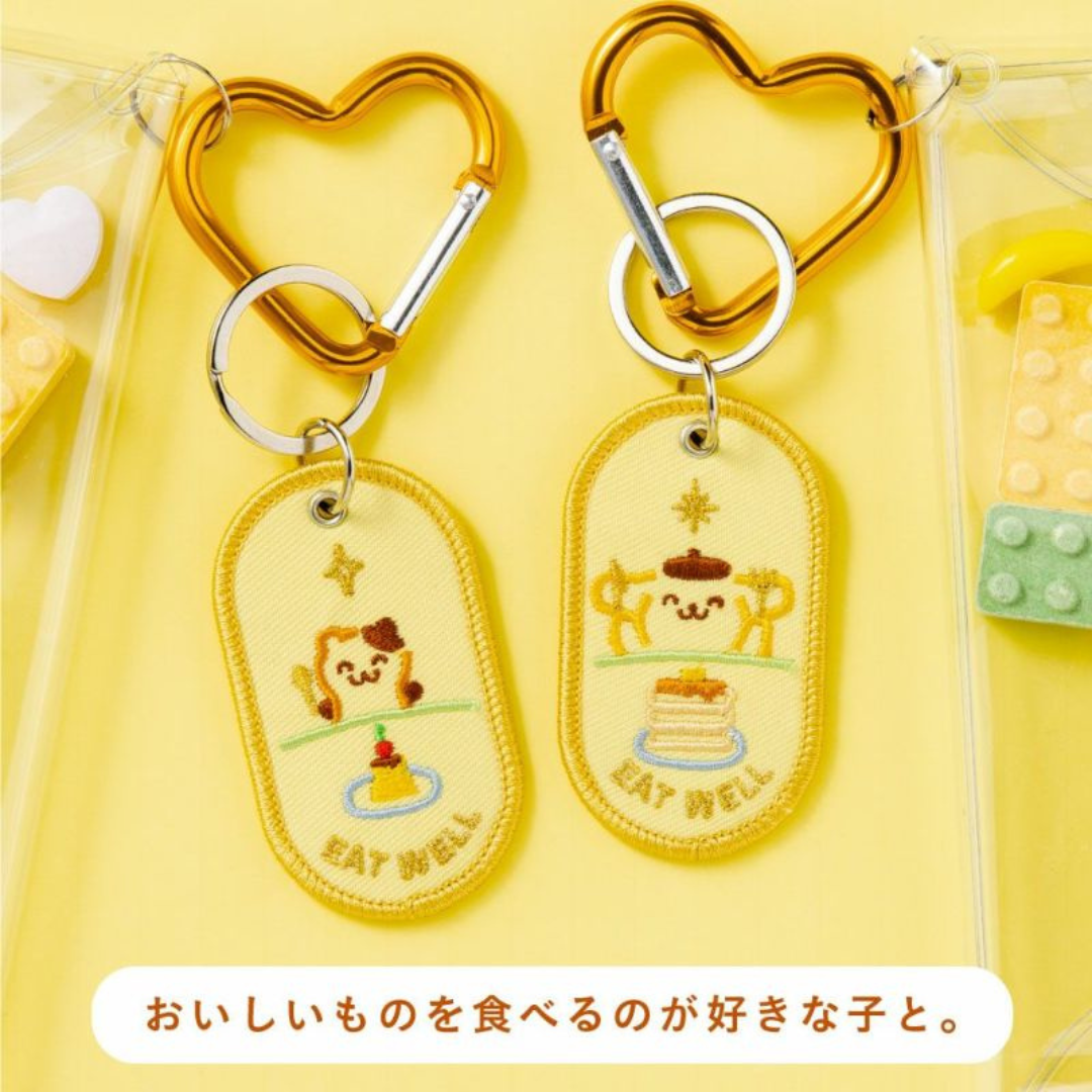 日本直送|Sanrio 一對鑰匙圈刺繡系列