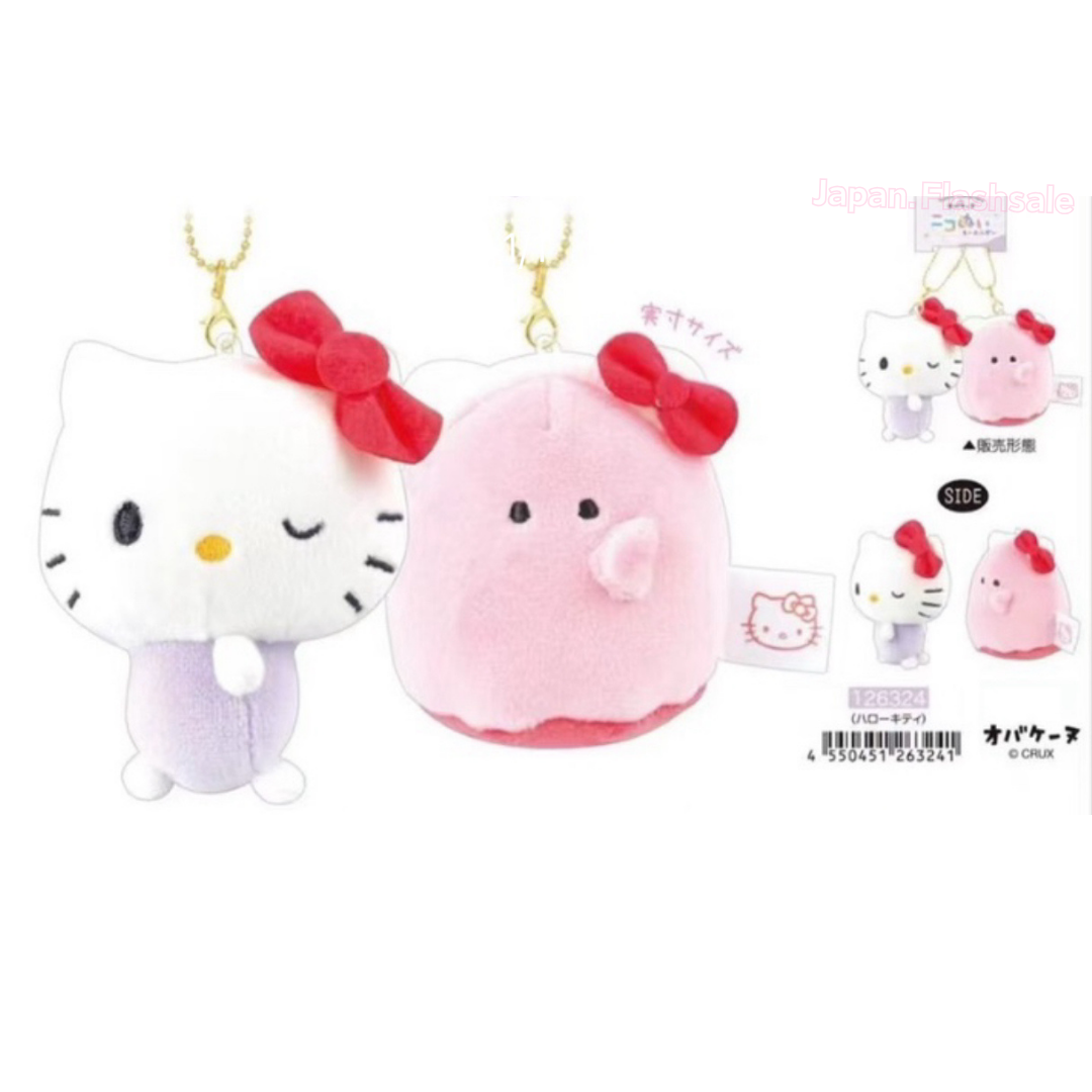 日本直送 |Sanrio 幽靈豆豆眼吊飾公仔(一Pair)