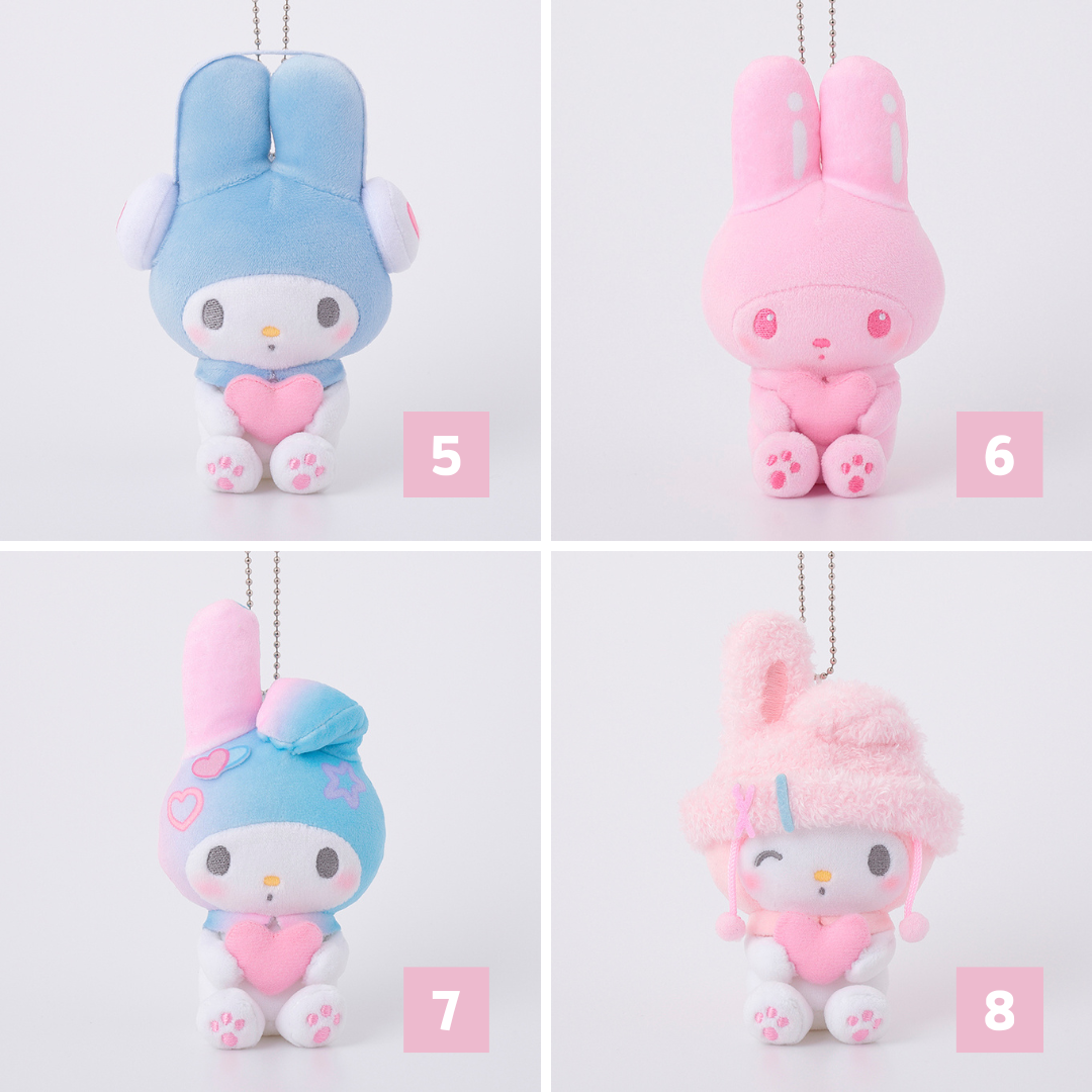 日本直送 |Sanrio x Melody 50週年吊飾公仔系列
