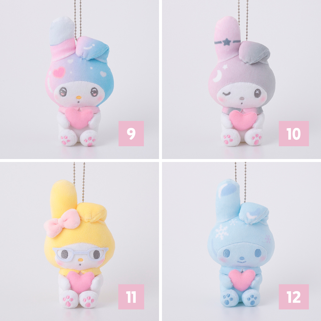 日本直送 |Sanrio x Melody 50週年吊飾公仔系列
