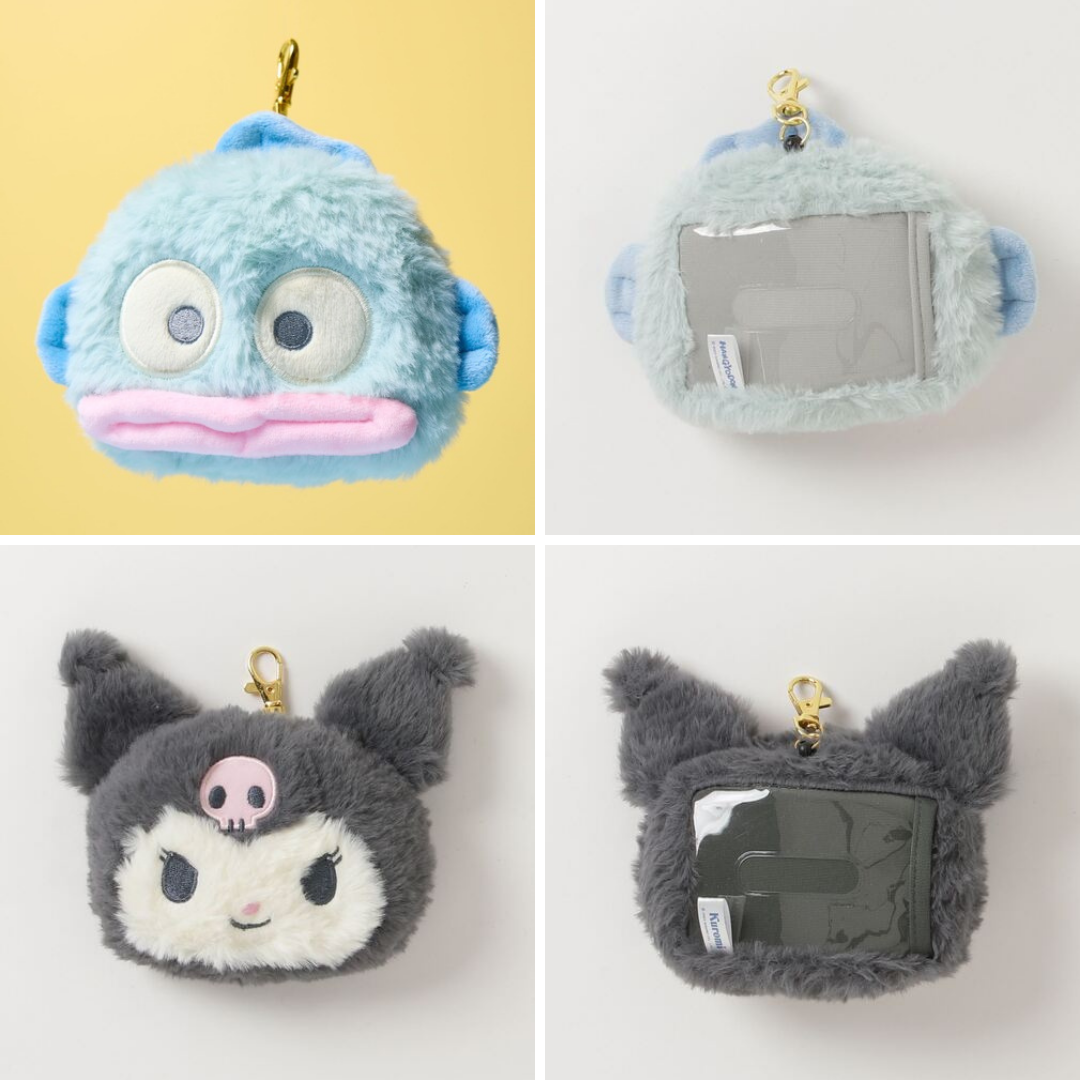 日本直送|Sanrio 軟綿綿毛毛臉型卡套