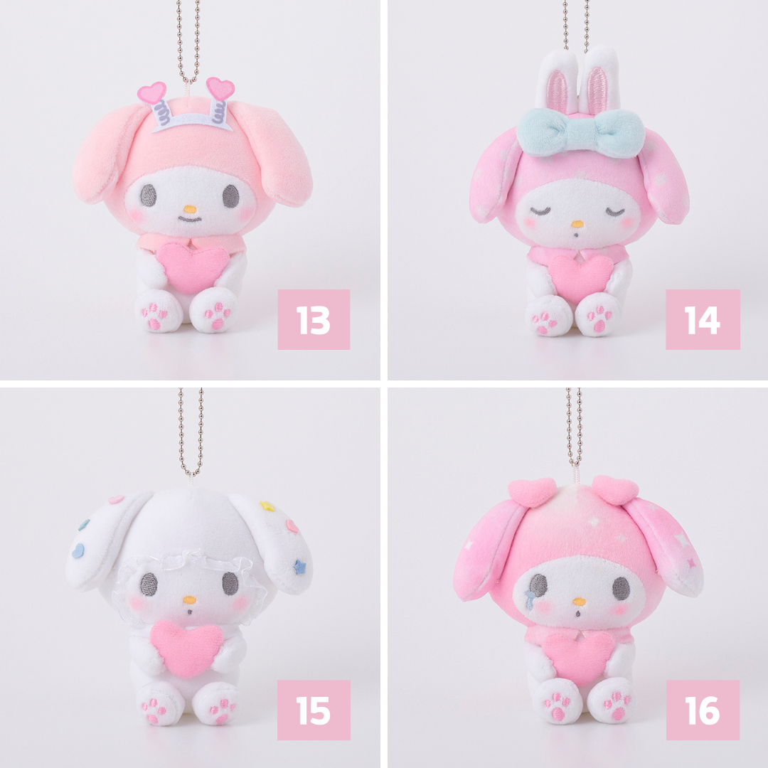 日本直送 |Sanrio x Melody 50週年吊飾公仔系列