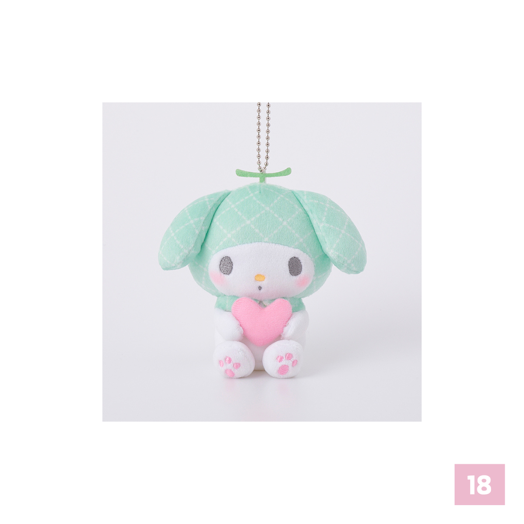 日本直送 |Sanrio x Melody 50週年吊飾公仔系列