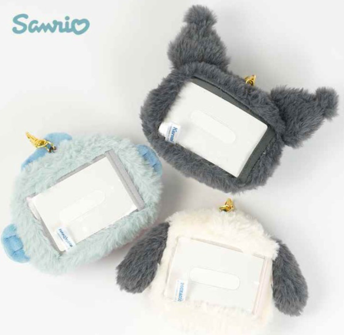 日本直送|Sanrio 軟綿綿毛毛臉型卡套