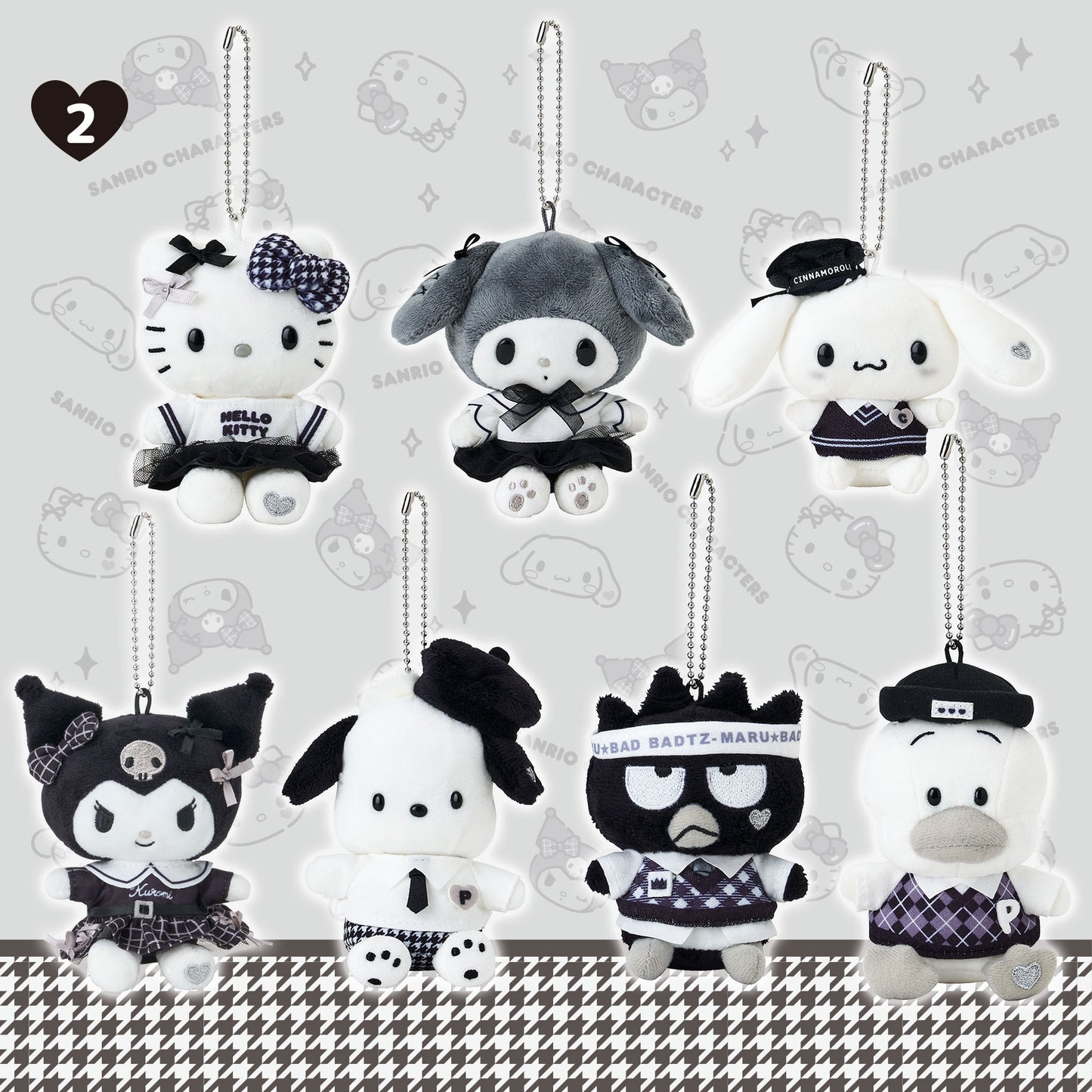 日本直送|Sanrio 黑白設計系列