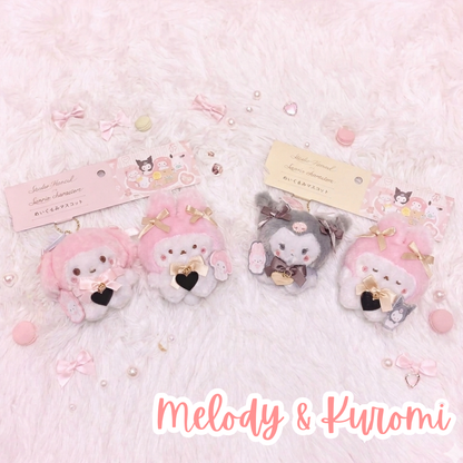 日本直送 現貨｜Sanrio Studio Haneul Melody & Kuromi 吊飾公仔