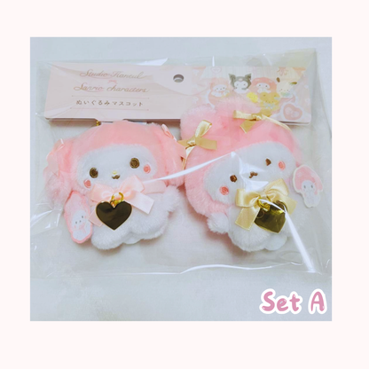 日本直送 現貨｜Sanrio Studio Haneul Melody & Kuromi 吊飾公仔
