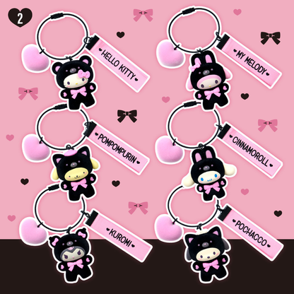 日本直送｜Sanrio 黑色動物造型系列 (24/12 發售)