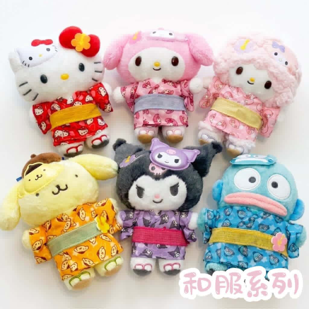 日本直送 現貨｜Sanrio 和服系列 吊飾公仔（各1）