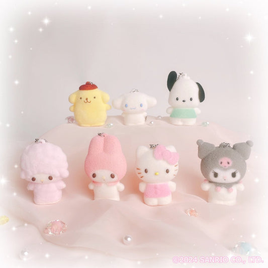 日本直送｜Sanrio 絨毛蓬鬆感吊飾公仔